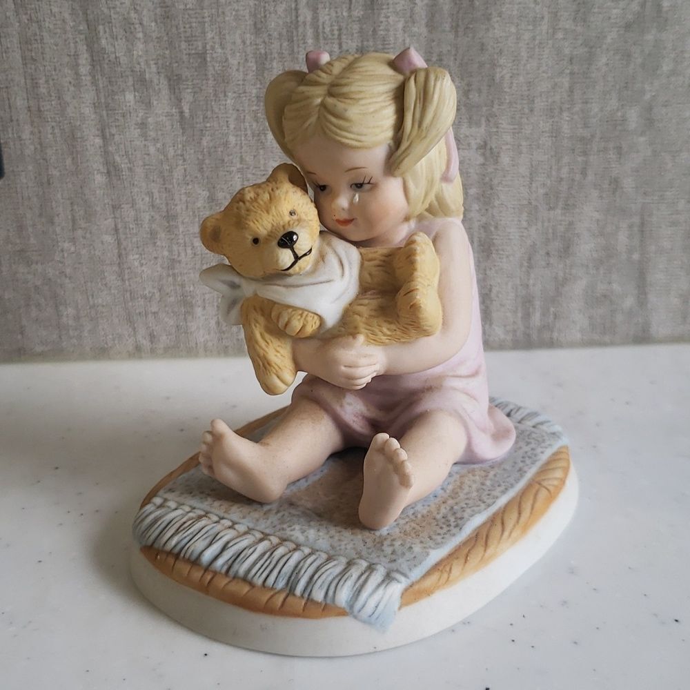 Vintage Lenox Teddy and Tiny Tots Porcelain Figurine "Teddy Goes to the Doctor"